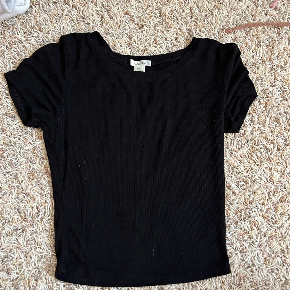 Black Crop Top